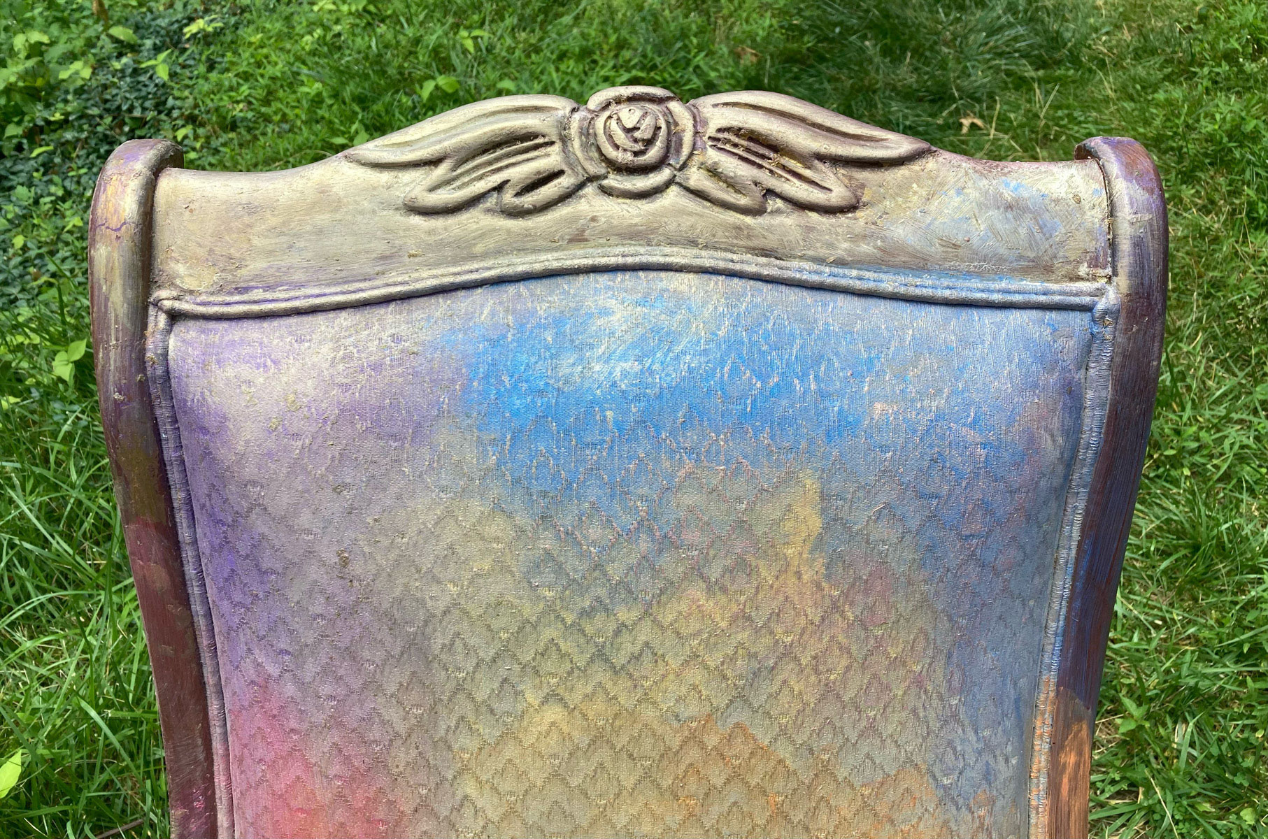Detail of Swan Rocking Chair