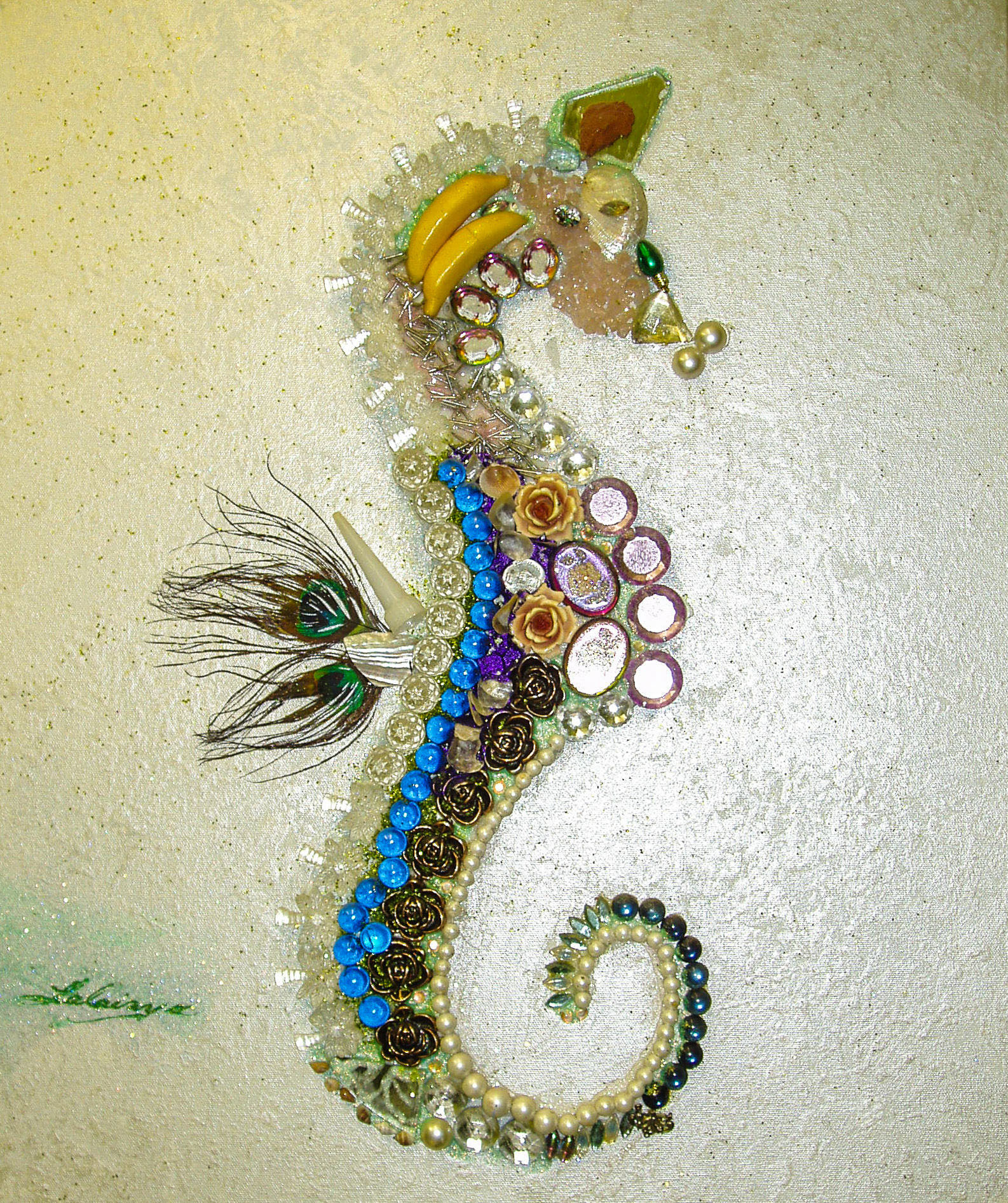 Tropical Seahorse- Part of the Frachini-Torry Collection